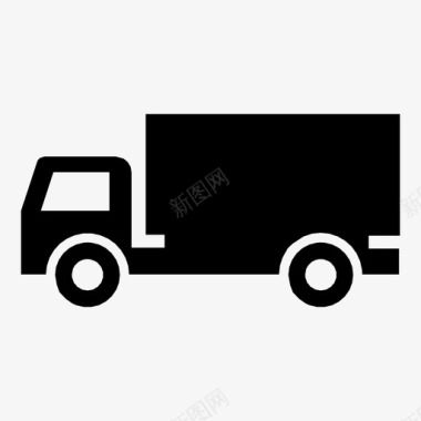 卡车半卡车移动车辆图标图标