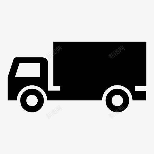 卡车半卡车移动车辆图标svg_新图网 https://ixintu.com hgv 半卡车 卡车 移动卡车 移动车辆