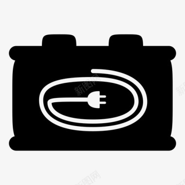 汽车电池卡车插头图标图标