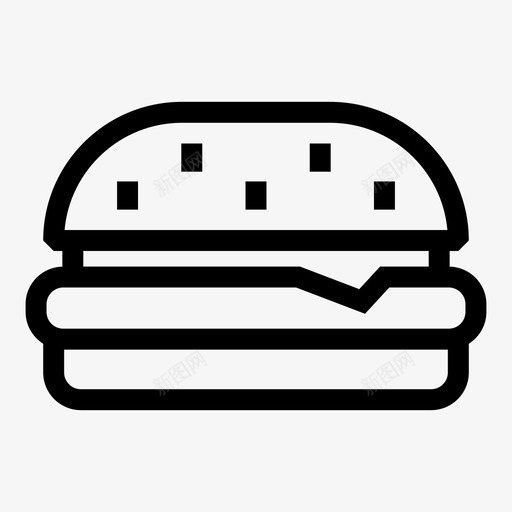 采购产品汉堡包肉食物图标svg_新图网 https://ixintu.com 吃 快餐 汉堡 牛肉汉堡 肉 芝士汉堡 采购产品汉堡包 食品和饮料 食物