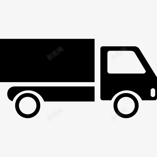卡车运输科技图标svg_新图网 https://ixintu.com 卡车 科技 运输