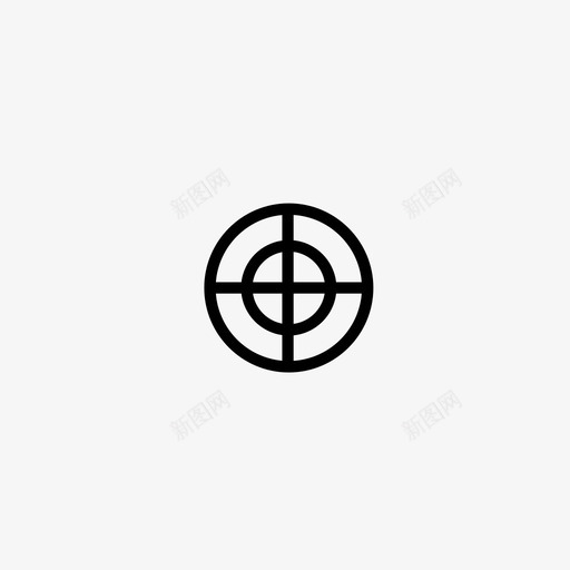 瞄准狙击手瞄准镜图标svg_新图网 https://ixintu.com 30px大小的图标集合 十字准线 狙击手 目标 瞄准 瞄准镜 结果 范围