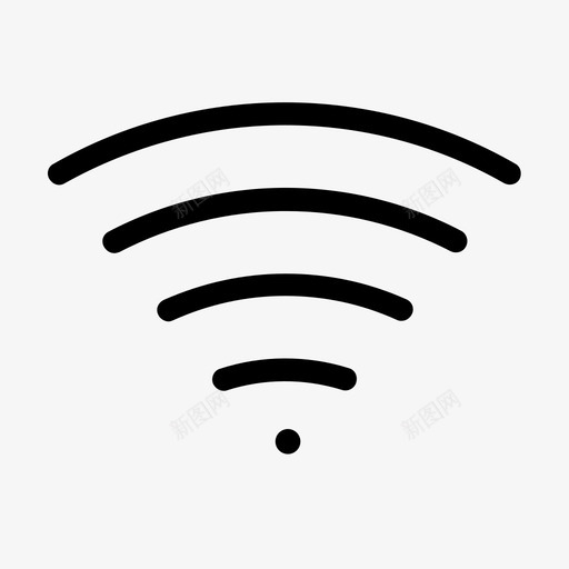 wifiwifi连接弱信号图标svg_新图网 https://ixintu.com wifi wifi强度 wifi连接 互联网 弱信号 无wifi 无信号 无接收 用户界面