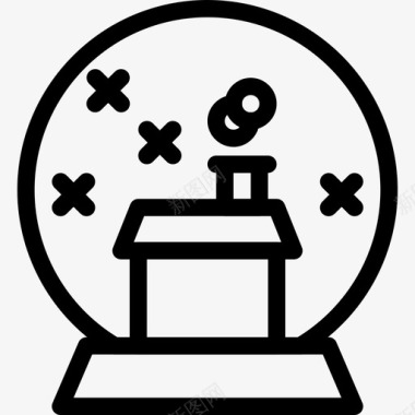 雪球球圣诞图标图标