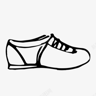 鞋运动步行图标图标