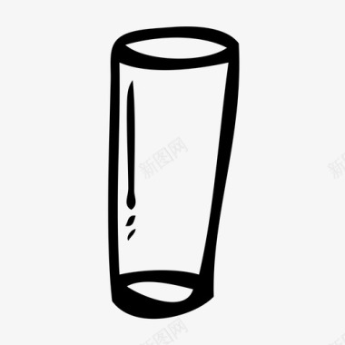 玻璃杯饮料饮用水图标图标