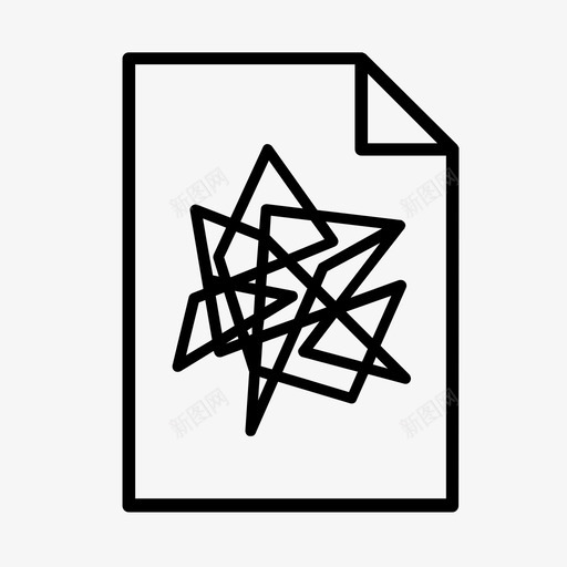 涂鸦画画纸图标svg_新图网 https://ixintu.com 涂鸦 点子 画画 纸 鸡皮疙瘩
