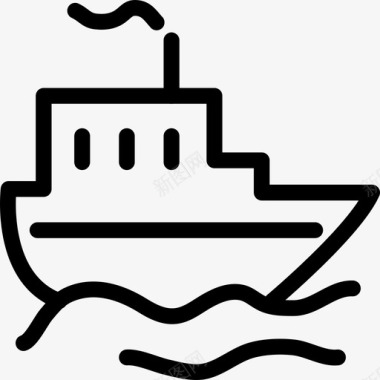 船水假期图标图标