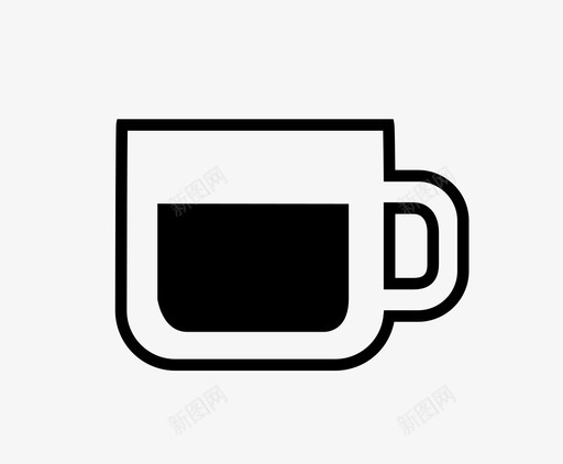 杯子咖啡咖啡杯图标svg_新图网 https://ixintu.com 咖啡 咖啡时间第一阶段 咖啡杯 杯子 液体 茶 茶logo