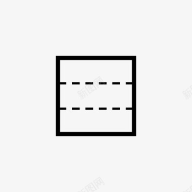 分割正方形方形图标图标
