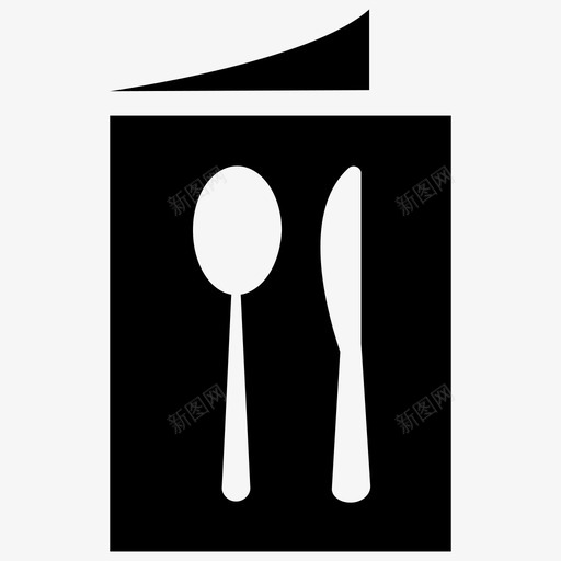菜单餐厅菜单食谱图标svg_新图网 https://ixintu.com 刀 烹饪书 菜单 菜单书 菜单卡 食物菜单 食谱 食谱书 餐厅菜单