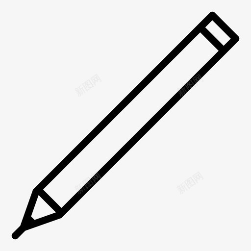 铅笔记号机械铅笔图标svg_新图网 https://ixintu.com 书写 多线笔 机械铅笔 笔帽 素描 记号 记号笔第二卷 轮廓 钢笔 铅笔 锐利笔