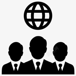 国际无产阶级联盟国际商务人联盟图标高清图片