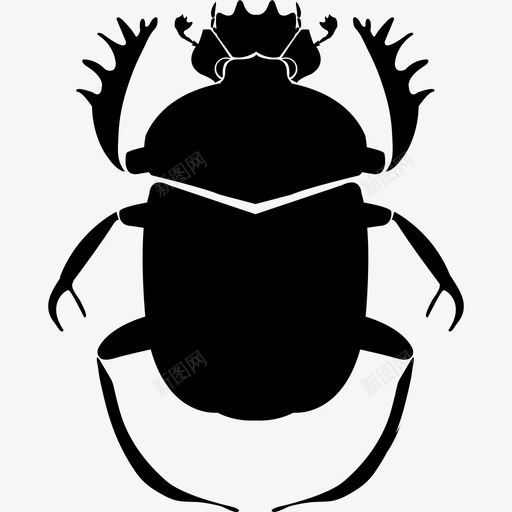 粪甲虫金龟子科昆虫图标svg_新图网 https://ixintu.com 动物 昆虫 生物 粪甲虫 虫子 虫子指南 金龟子科