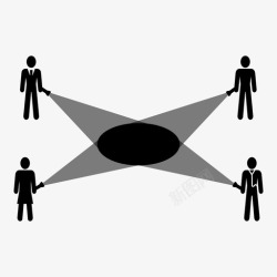 多学科多学科团队卫生保健图标高清图片