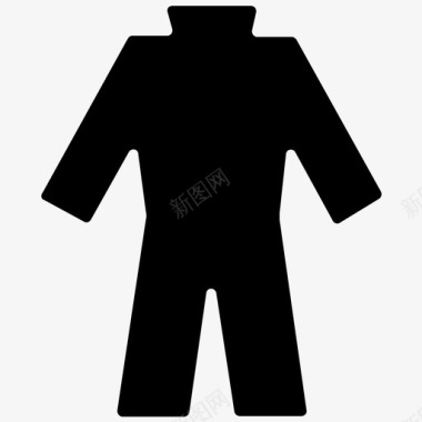 潜水衣服装衣服图标图标