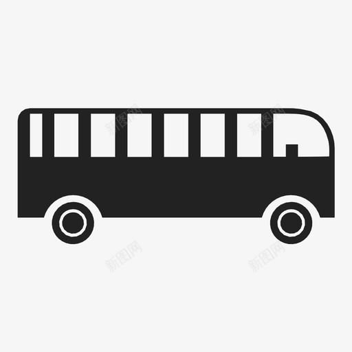 公共汽车面包车旅行图标svg_新图网 https://ixintu.com 乘客 交通 公共交通 公共汽车 司机 售票员 旅游巴士 旅行 面包车
