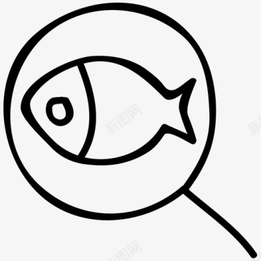 烹调鱼图标图标