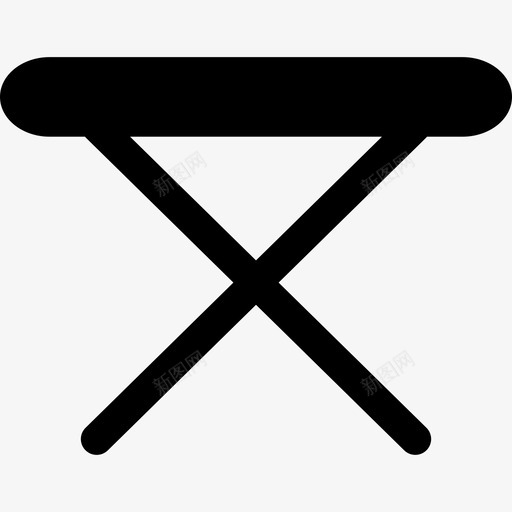 折叠桌椅子家具图标svg_新图网 https://ixintu.com 家具 座位 折叠桌 椅子 铁架 铁桌子