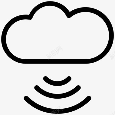 云wifi网络存储图标图标