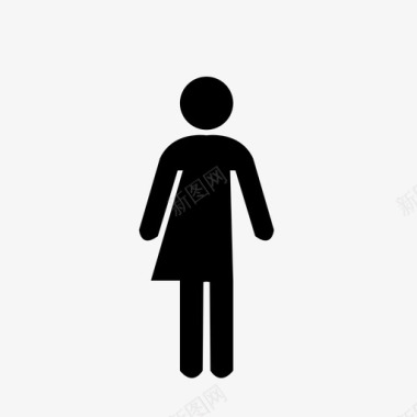 变性女性男性变性图标图标