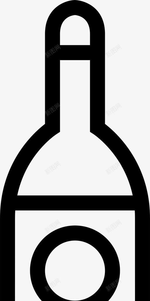 瓶装果汁食品和饮料图标svg_新图网 https://ixintu.com 瓶装果汁 食品和饮料