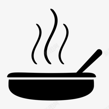 汤素食套餐图标图标