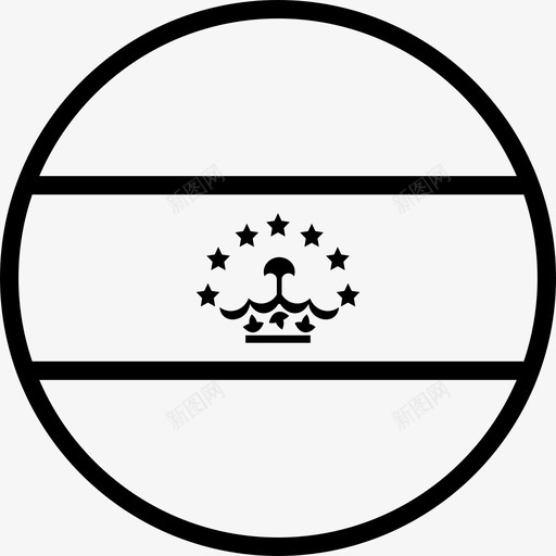 塔吉克斯坦国旗胜利标志物体图标svg_新图网 https://ixintu.com 世界 国家 塔吉克斯坦国旗 材料 物体 物品 胜利标志 轮廓圆形世界旗帜 项目