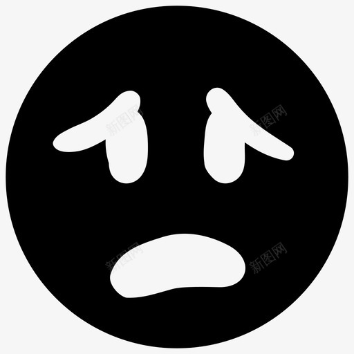 尴尬的情感偶像图标svg_新图网 https://ixintu.com 尴尬的情感偶像