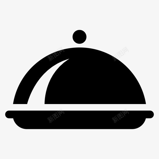 抹布蒸汽上菜图标svg_新图网 https://ixintu.com 上菜 器具 抹布 晚餐 油炸 炊具 煮沸 蒸汽 食物