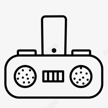 ipod dock扬声器声音图标图标