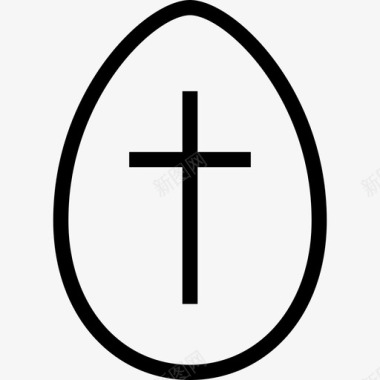 复活节彩蛋宗教节日节日装饰图标图标