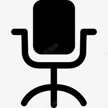 转椅电脑椅办公椅图标图标