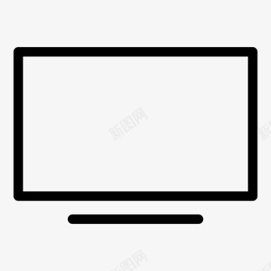显示器电脑电影图标图标