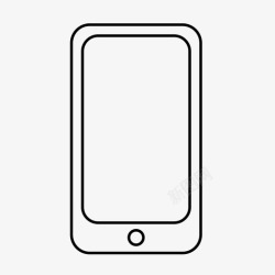 iphone智能手机屏幕圆形图标高清图片