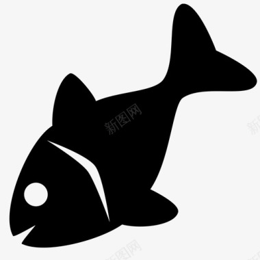 鱼食物鳃图标图标