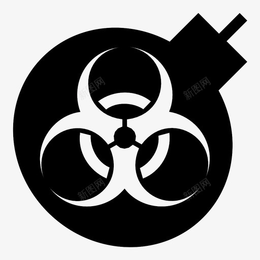 生物战武器麻烦图标svg_新图网 https://ixintu.com 危险 微生物 感染 操作 武器 炸弹 爆炸 生物战 破坏 麻烦