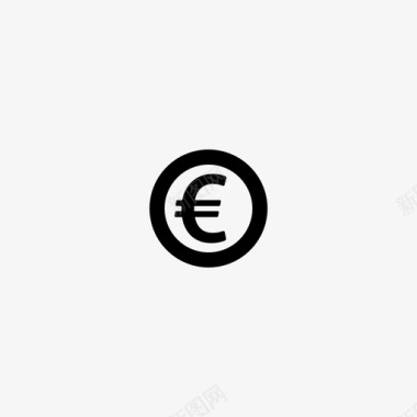 欧元欧盟货币购买图标图标
