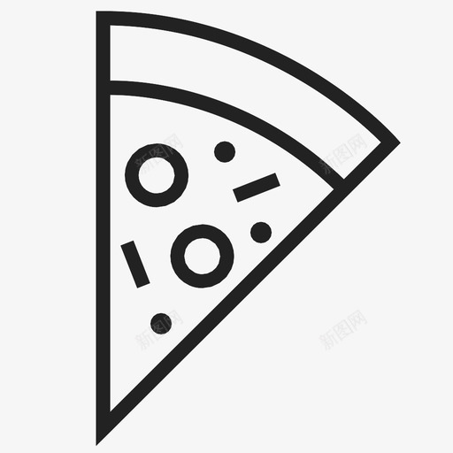 披萨披萨片披萨配料图标svg_新图网 https://ixintu.com 吃 奶酪 快餐 披萨 披萨加配料 披萨片 披萨配料 食物 餐