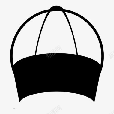 帽子头饰时装图标图标