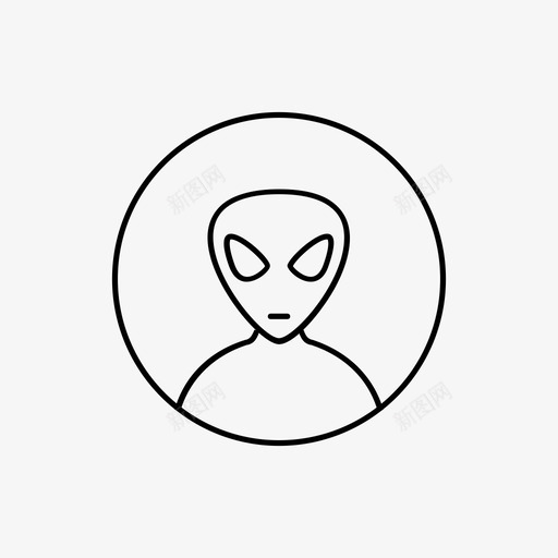 外星人用户不明飞行物图标svg_新图网 https://ixintu.com 不明飞行物 人物 化身 外星人 太空 怪物 用户 用户图片 科幻 账号
