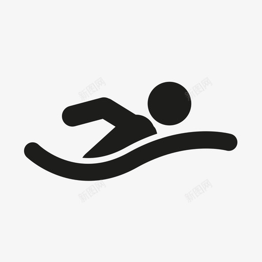 游泳巡航潜水图标svg_新图网 https://ixintu.com 人 巡航 水 波浪 游泳 游泳池 潜水
