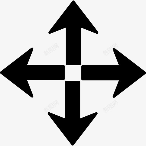 箭头排列符号箭头基本应用图标svg_新图网 https://ixintu.com 基本应用 箭头 箭头排列符号