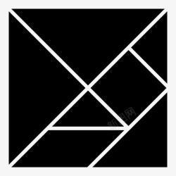 七巧板游戏七巧板亚洲游戏图标高清图片