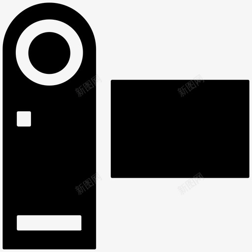 摄像机录像机手持录像机图标svg_新图网 https://ixintu.com 平滑实体图标 录像机 手持录像机 摄像机