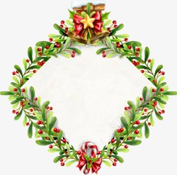 浆果边框菱形边框冬日浆果节日装饰圣诞节装饰壁纸装饰高清图片