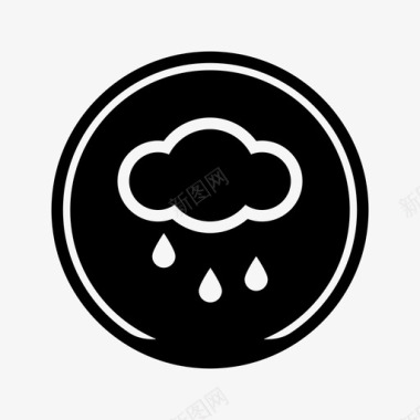 雨预报办公室图标图标