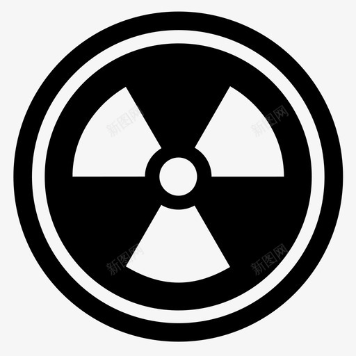 辐射危险感染图标svg_新图网 https://ixintu.com 危险 反应堆 感染 核 水平 辐射