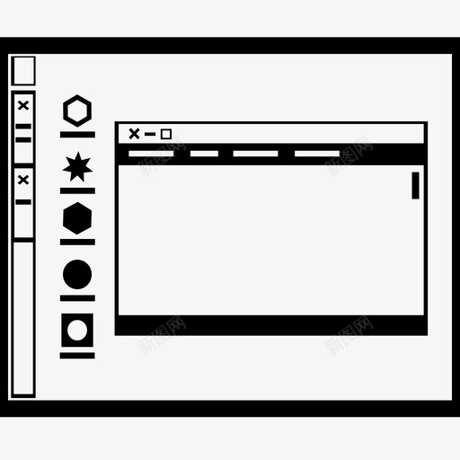操作系统布局雪豹形状图标svg_新图网 https://ixintu.com osx 屏幕 平台 形状 搜索 操作系统布局 矩形 程序 组织 雪豹