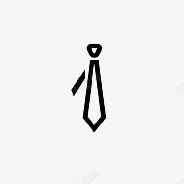 领带服装官方图标图标